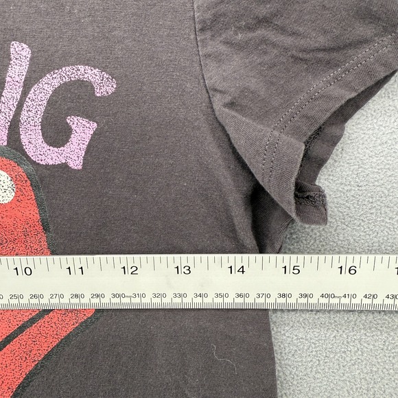 The Rolling Stones T-Shirt‎ Womens L 16/18 Black Graphic Short Sleeve Round Neck - Picture 6 of 6